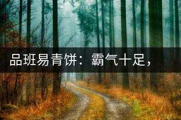 品班易青餅：霸氣十足，母儀天下