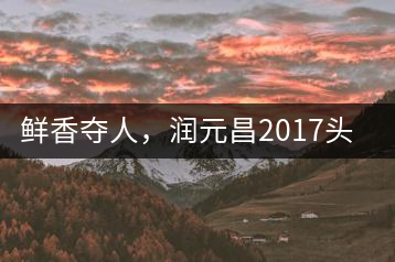 鮮香奪人，潤(rùn)元昌2017頭采小青柑即將上市