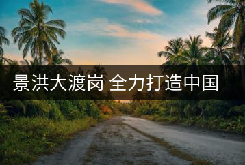 景洪大渡崗 全力打造中國茶葉第一鄉(xiāng)