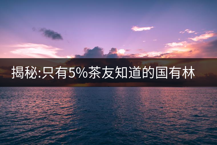 揭秘:只有5%茶友知道的國有林普洱茶真相!揭秘：只有5%茶友知道的國有林普洱茶真相！