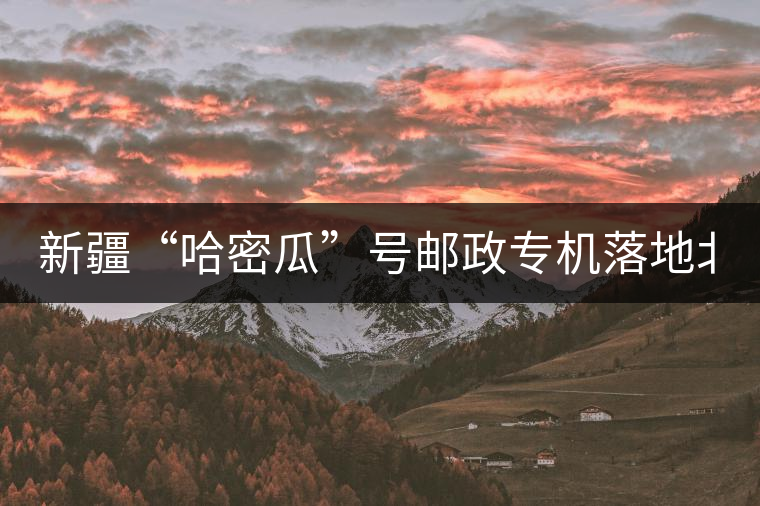 新疆“哈密瓜”號(hào)郵政專(zhuān)機(jī)落地北京，243種哈密瓜你見(jiàn)過(guò)嗎？