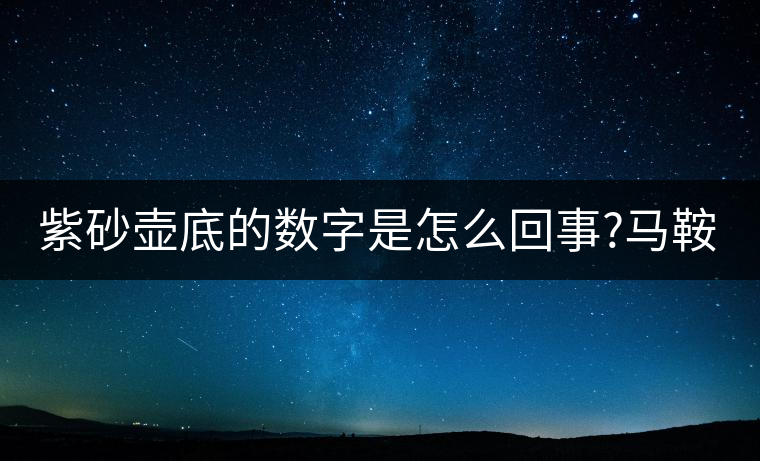 紫砂壺底的數(shù)字是怎么回事?馬鞍山的普洱茶品質(zhì)如何?紫砂壺底的數(shù)字是怎么回事？馬鞍山的普洱茶品質(zhì)如何？