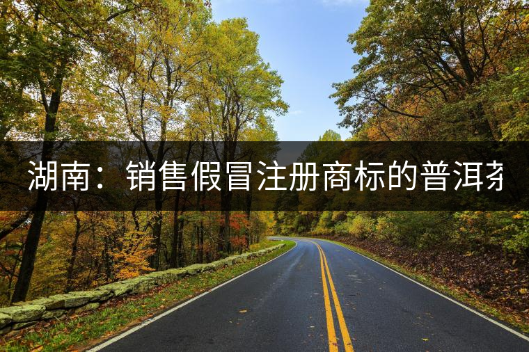 湖南：銷售假冒注冊商標(biāo)的普洱茶 淘寶店主獲刑又罰金