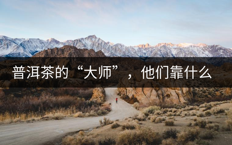 普洱茶的“大師”，他們靠什么來斷茶？