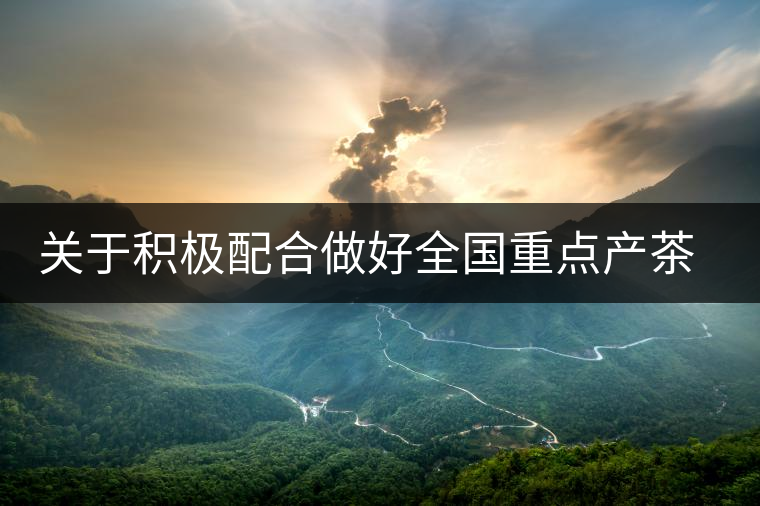 關(guān)于積極配合做好全國重點產(chǎn)茶縣、百強茶企和年度經(jīng)濟人物調(diào)查推選工作的通知