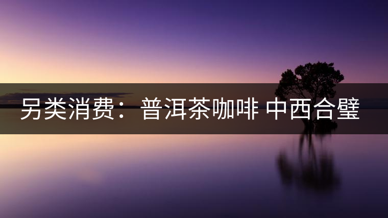 另類消費(fèi):普洱茶咖啡 中西合璧完美結(jié)合 另類消費(fèi):普洱茶咖啡 中西合璧完美結(jié)合