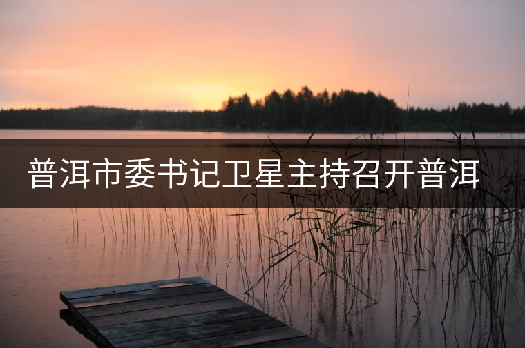 普洱市委書記衛(wèi)星主持召開普洱茶產(chǎn)業(yè)發(fā)展座談會