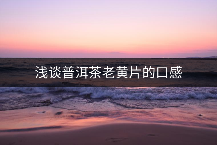 淺談普洱茶老黃片的口感 淺談普洱茶老黃片的口感