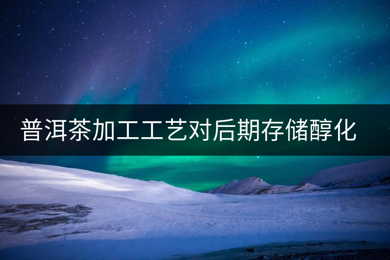 普洱茶加工工藝對后期存儲醇化的影響 普洱茶加工工藝對后期存儲醇化的影響