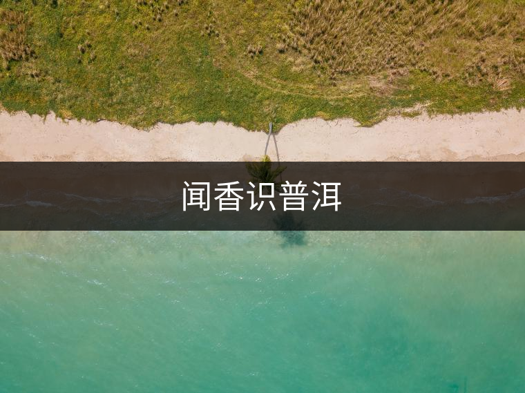 聞香識(shí)普洱