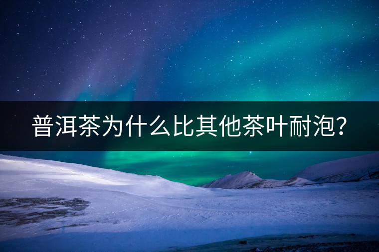 普洱茶為什么比其他茶葉耐泡？