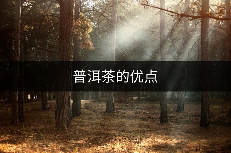 普洱茶的優(yōu)點