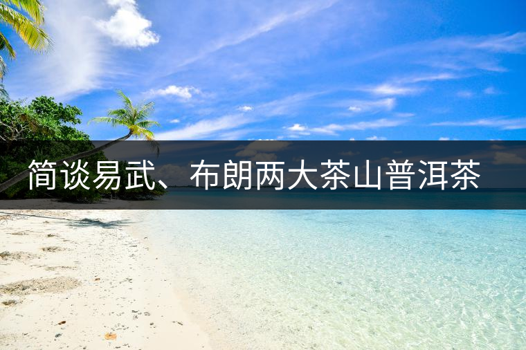 簡談易武、布朗兩大茶山普洱茶風(fēng)格