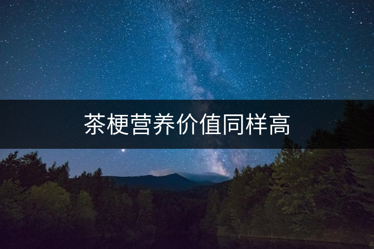 茶梗營(yíng)養(yǎng)價(jià)值同樣高 茶梗營(yíng)養(yǎng)價(jià)值同樣高