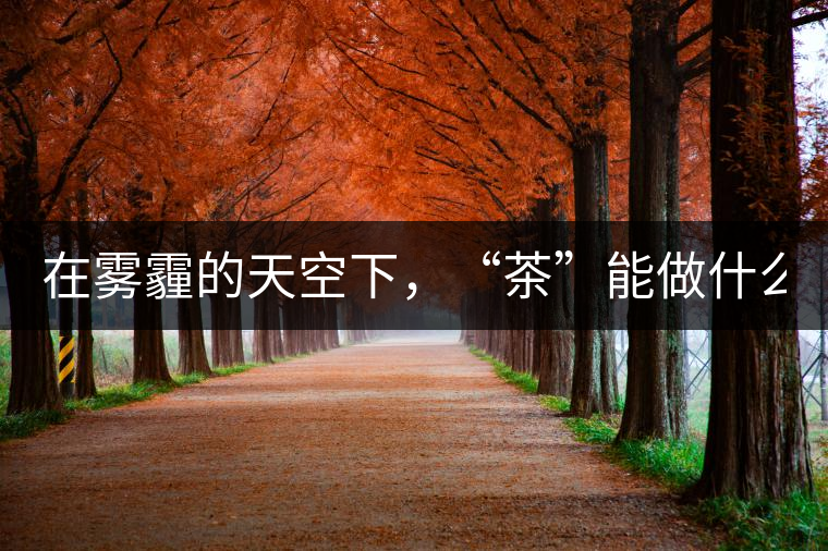 在霧霾的天空下，“茶”能做什么？