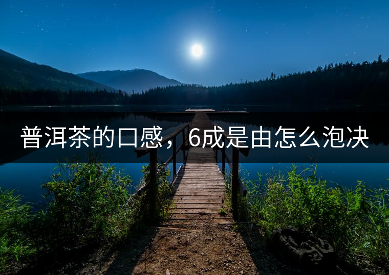 普洱茶的口感，6成是由怎么泡決定的！