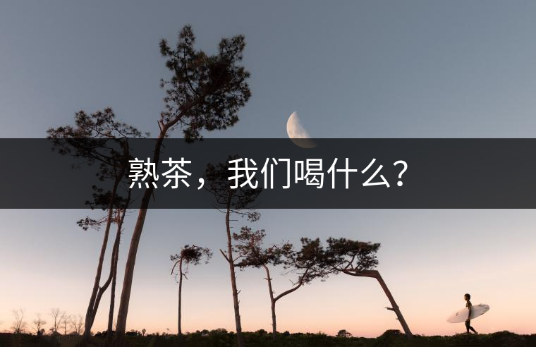 熟茶，我們喝什么？