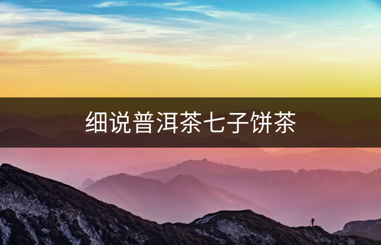 細說普洱茶七子餅茶