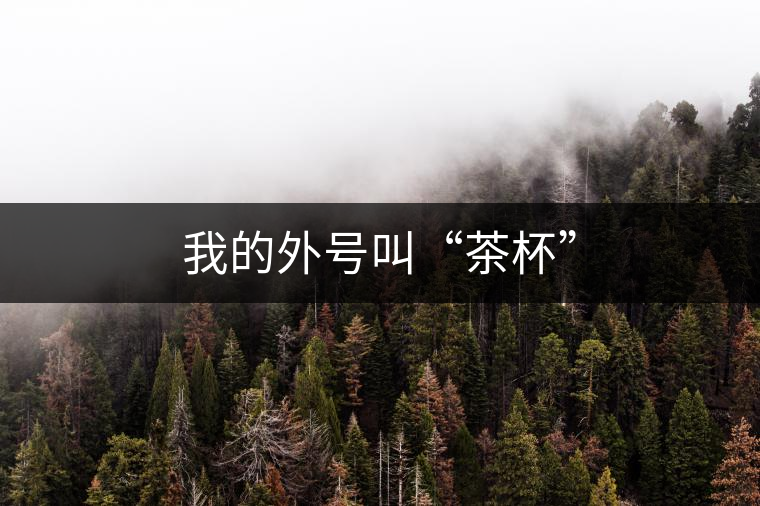 我的外號叫“茶杯”