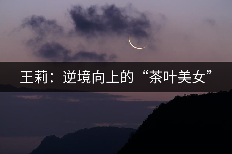 王莉：逆境向上的“茶葉美女”