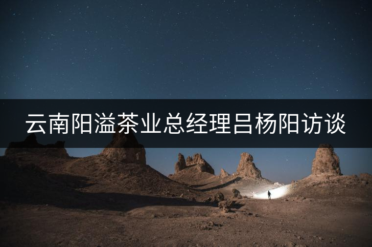 云南陽溢茶業(yè)總經(jīng)理呂楊陽訪談