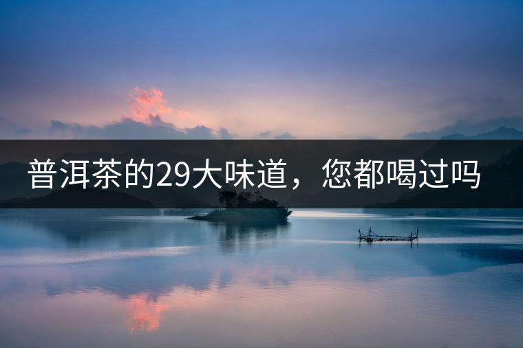 普洱茶的29大味道，您都喝過嗎？