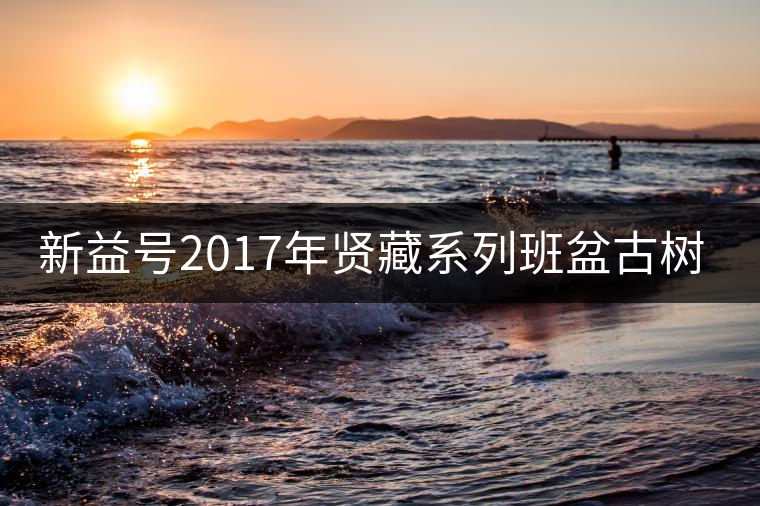 新益號2017年賢藏系列班盆古樹開湯 新益號2017年賢藏系列班盆古樹開湯