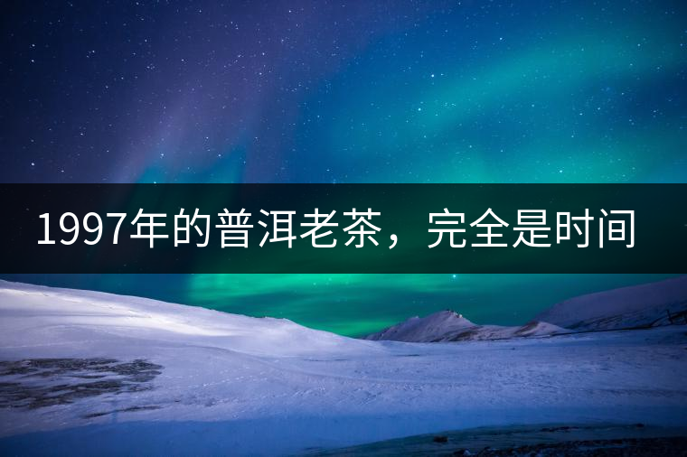 1997年的普洱老茶，完全是時(shí)間的味道。