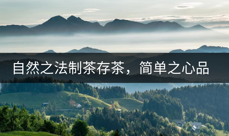 自然之法制茶存茶，簡(jiǎn)單之心品茶