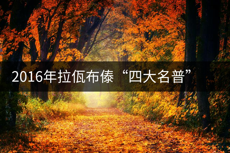 2016年拉佤布傣“四大名普”之佤王秘韻上市