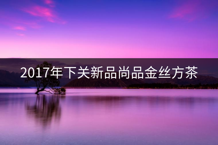 2017年下關(guān)新品尚品金絲方茶