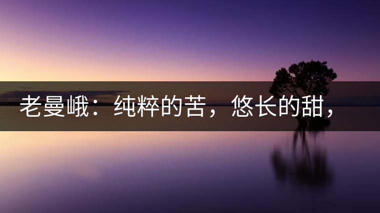 老曼峨：純粹的苦，悠長的甜，茶之本味也