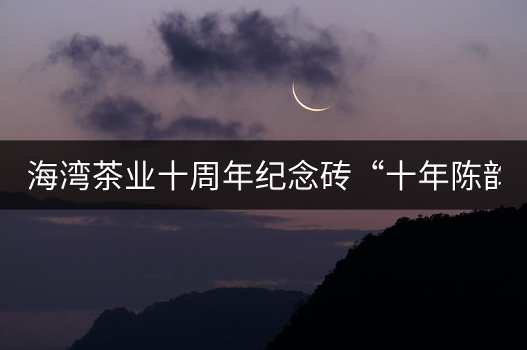 海灣茶業(yè)十周年紀念磚“十年陳韻”品鑒！