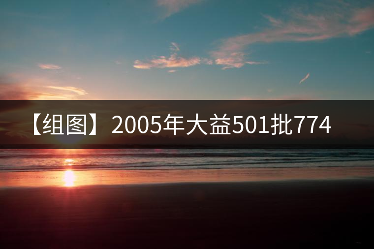 【組圖】2005年大益501批7742開(kāi)湯