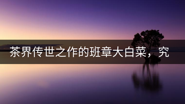 茶界傳世之作的班章大白菜，究竟有什么大來頭？