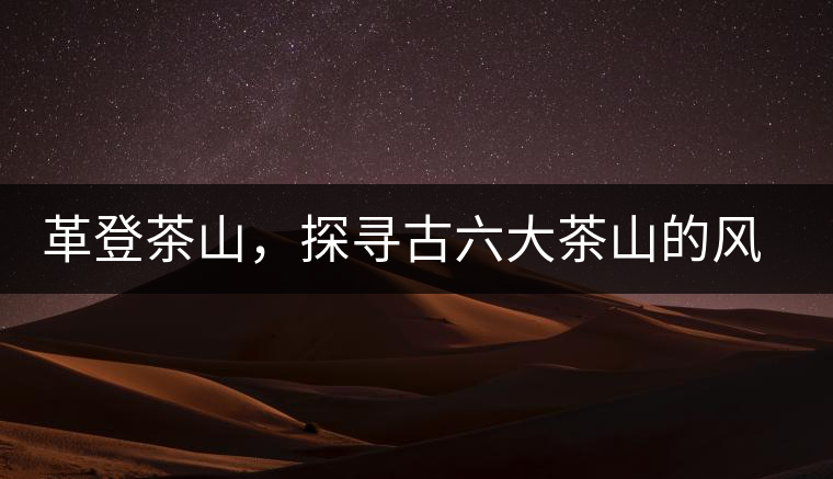 革登茶山，探尋古六大茶山的風(fēng)采