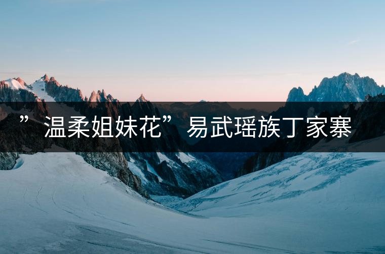 ”溫柔姐妹花”易武瑤族丁家寨、漢族丁家寨介紹
