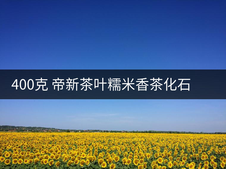 400克 帝新茶葉糯米香茶化石普洱茶熟茶古樹(shù)老茶頭碎銀子陶瓷罐裝