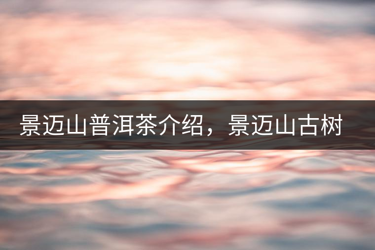 景邁山普洱茶介紹，景邁山古樹茶口感特點(diǎn)