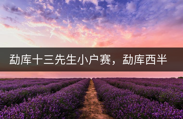 勐庫十三先生小戶賽，勐庫西半山的名寨