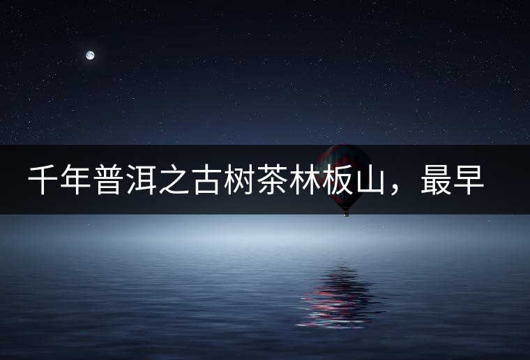 千年普洱之古樹茶林板山，最早的貢茶產(chǎn)地和皇家茶園