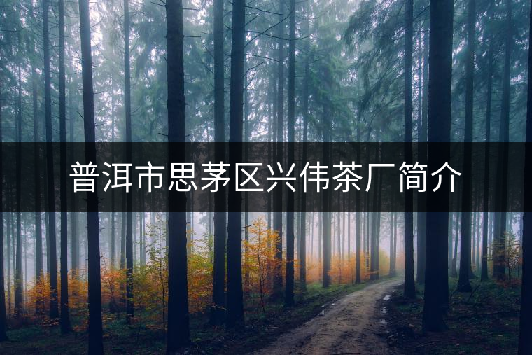 普洱市思茅區(qū)興偉茶廠簡(jiǎn)介