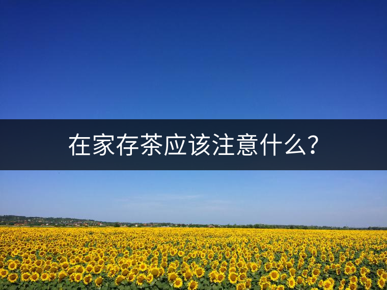 在家存茶應(yīng)該注意什么？