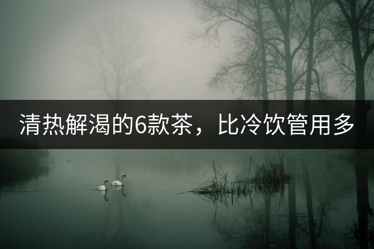 清熱解渴的6款茶，比冷飲管用多了！