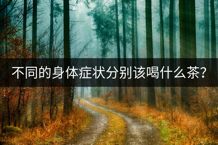 不同的身體癥狀分別該喝什么茶？