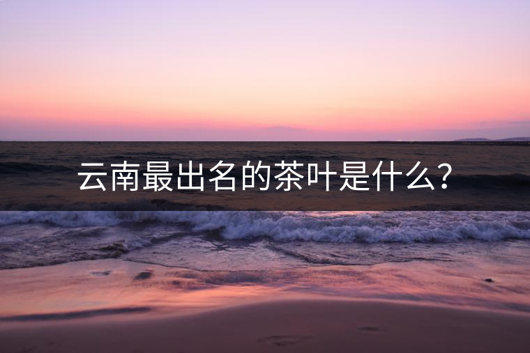 云南最出名的茶葉是什么？