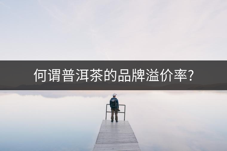 何謂普洱茶的品牌溢價(jià)率? 何謂普洱茶的品牌溢價(jià)率?
