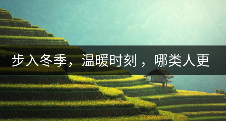 步入冬季，溫暖時刻 ，哪類人更適合 喝普洱熟茶